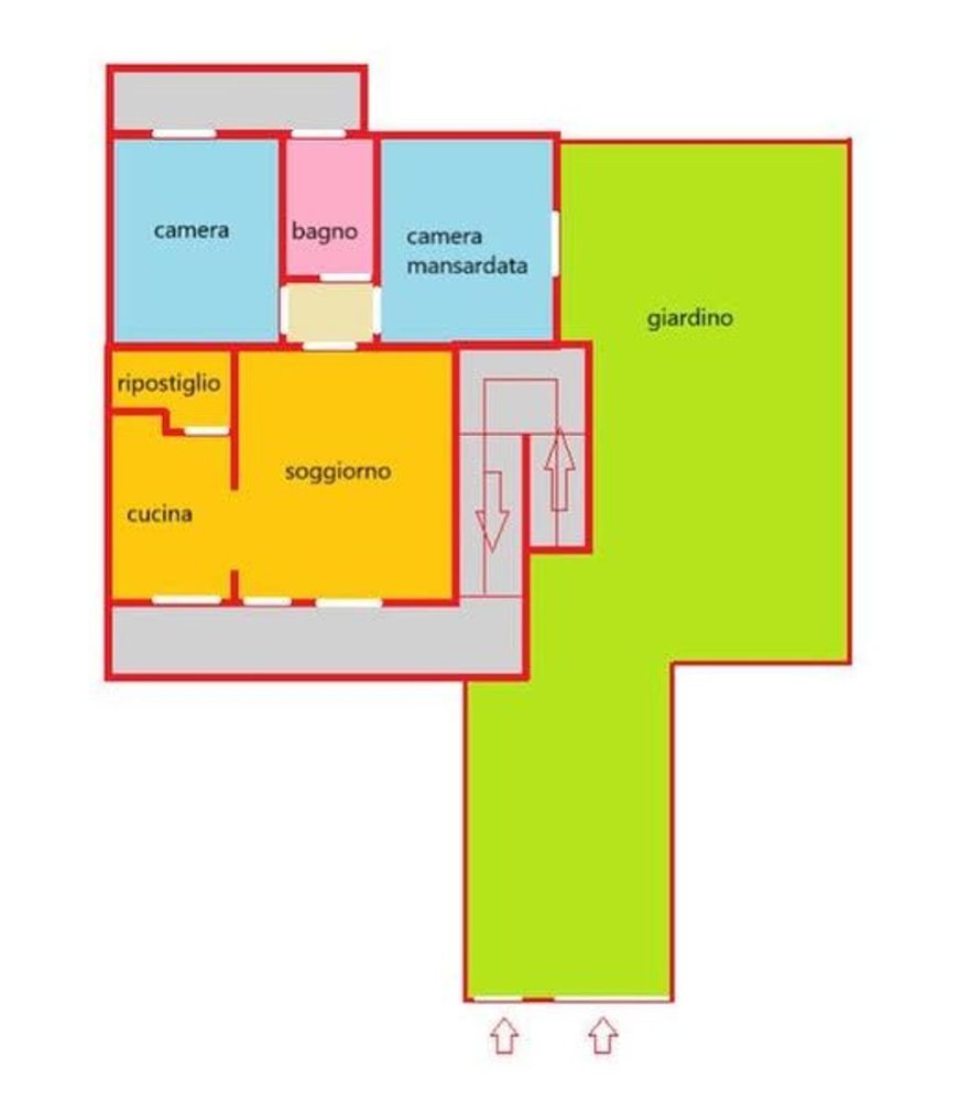 3 rooms Apartment in Cecina, Italy No. 288578