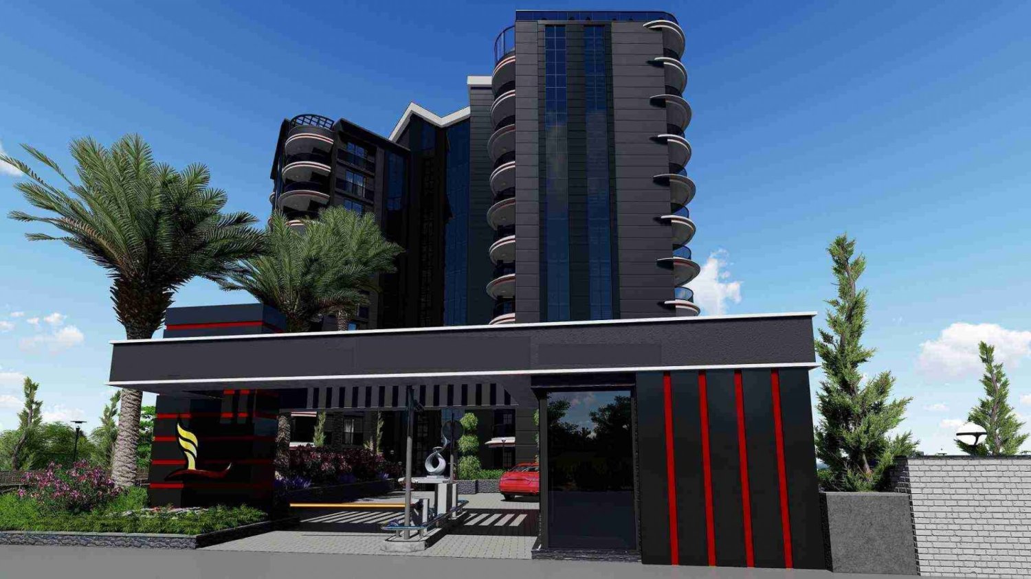 Apartment 1+1 in Alanya, Turkey No. 11447