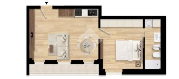 2 rooms Apartment in Rome, Italy No. 80410 12