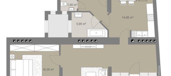 3-Zimmer Wohnung in Meidling, Austria, Nr. 128498 13