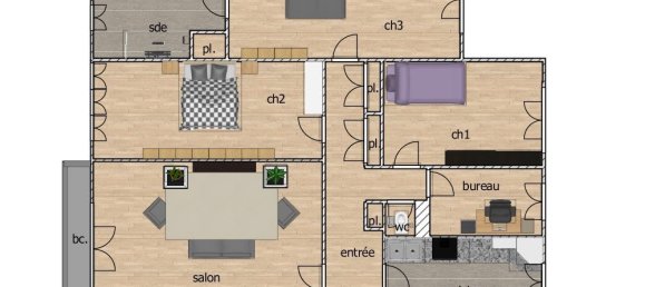 3 chambres Appartement à Rueil-Malmaison, France No. 181688 2