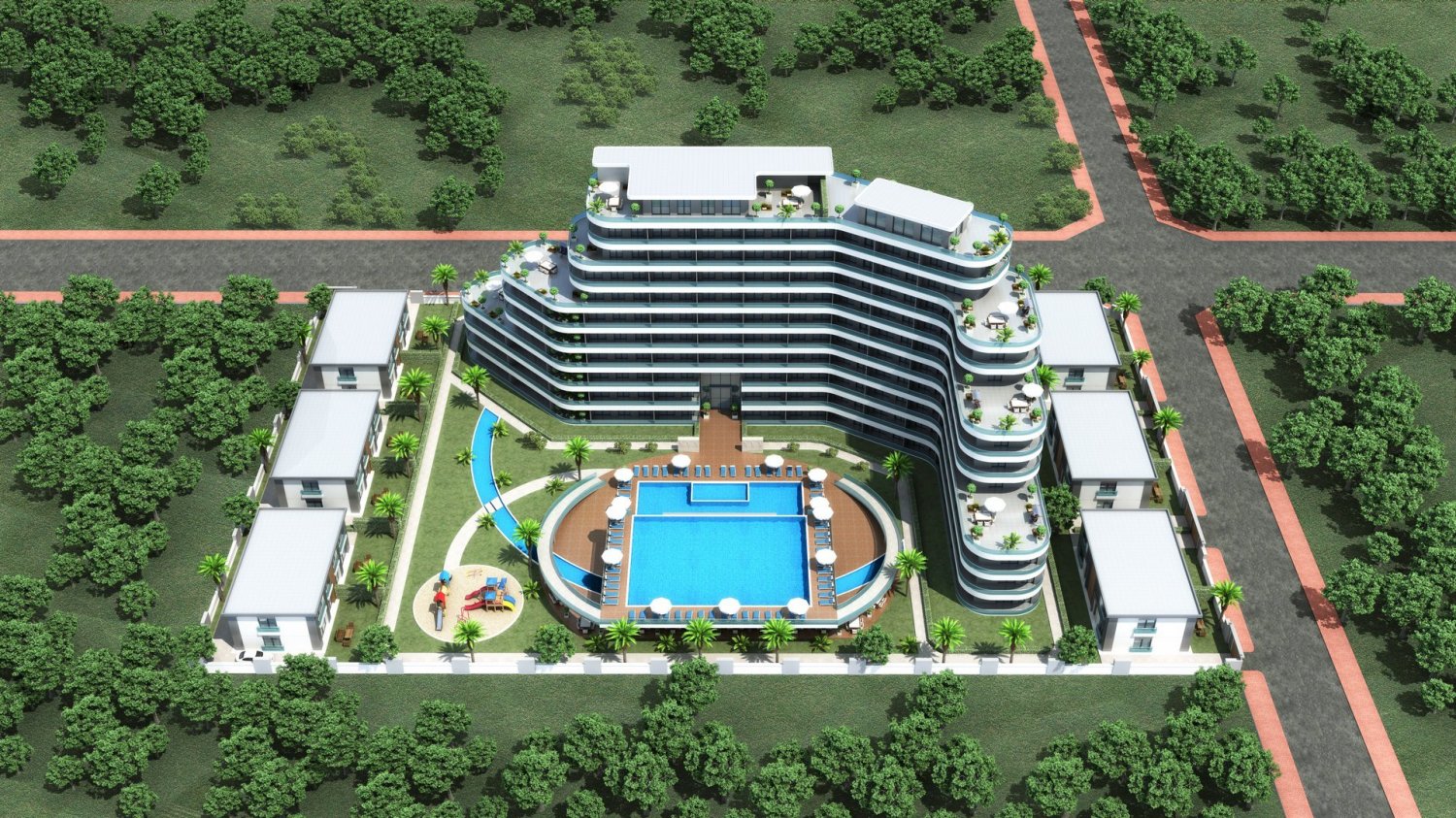 Apartment 1+1 in Antalya, Turkey No. 15579