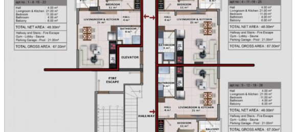 Apartment 2+1 in Oba, Turkey No. 13128 11