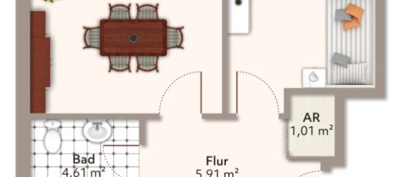 3-salle Appartement à Bielefeld, Germany No. 274958 11