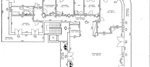 Пентхаус с 7 комнатами в Удине, Италия № 111633 22