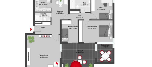 4-Zimmer Wohnung in München, Germany, Nr. 153349 17