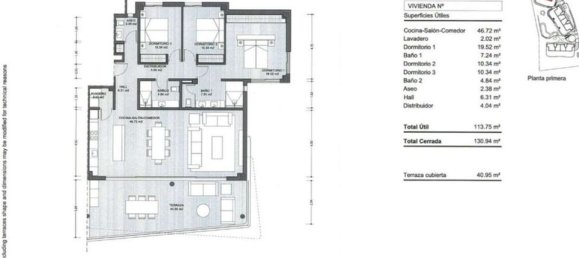 Квартира с 3 спальнями в Фуэнхирола, Испания № 179945 35