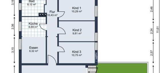 4 Schlafzimmer Wohnung in Coburg, Germany, Nr. 261077 9