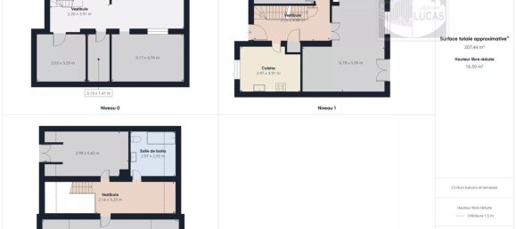 3 Schlafzimmer Haus in Verrieres-le-Buisson, France, Nr. 134958 23