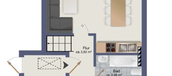 2 غرف نوم منزل ذو طابقين في Wandsbek, Germany رقم 40221 16