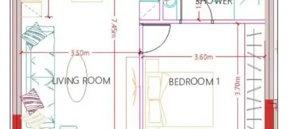 Квартира с 1 спальней в Агиос Афанасиос, Кипр № 25718 8