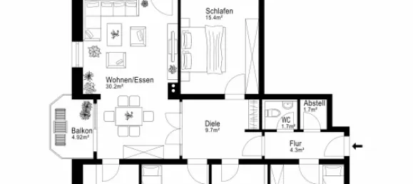 Apartamento de 3 dormitorios en Freising, Germany No. 6903 13