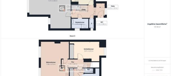 3 rooms House in Stockerau, Austria No. 141625 16