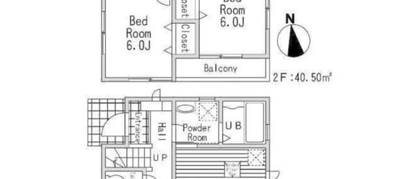 Дом с 3 спальнями в Токио, Япония № 4663 2