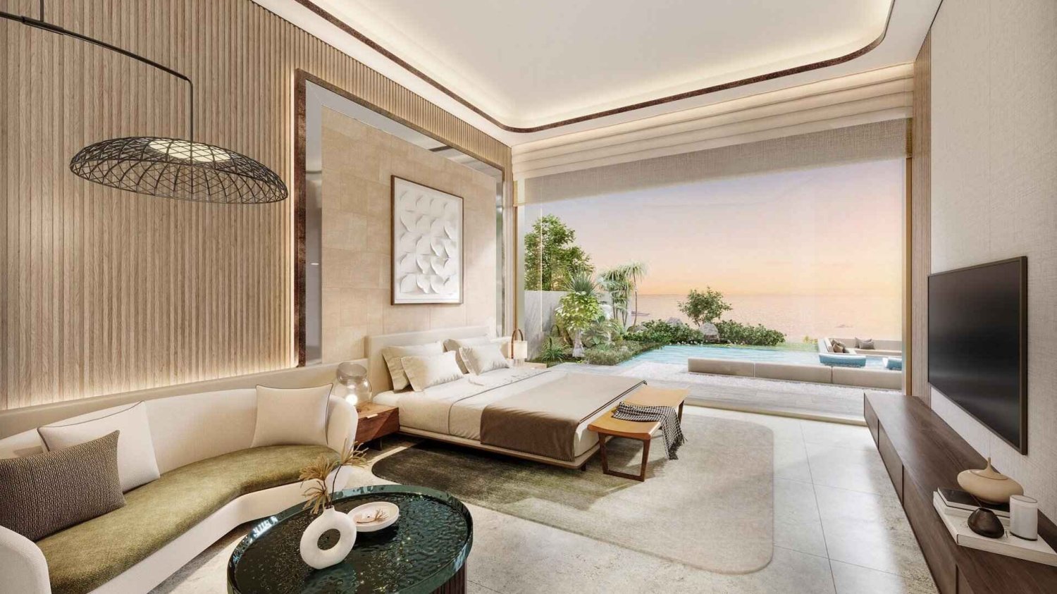 Villa de 6 dormitorios en Nawayef, Al Hudayriat Island, UAE No. 66042