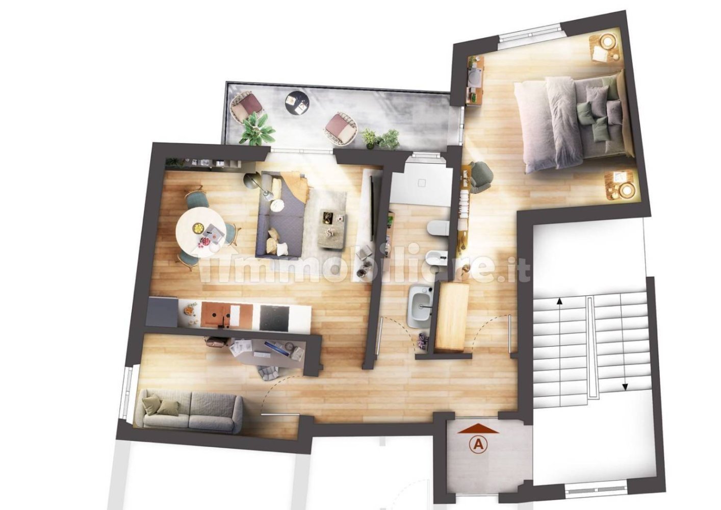 1 bedroom Apartment in Florence, Italy No. 330091