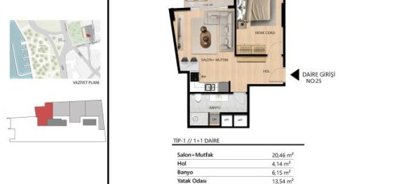 Studio in Beyoglu, Turkey, Nr. 13553 22