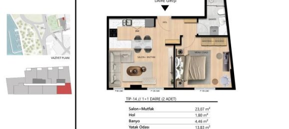 Studio in Beyoglu, Turkey, Nr. 13553 18