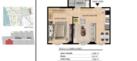 Studio in Beyoglu, Turkey, Nr. 13553 19