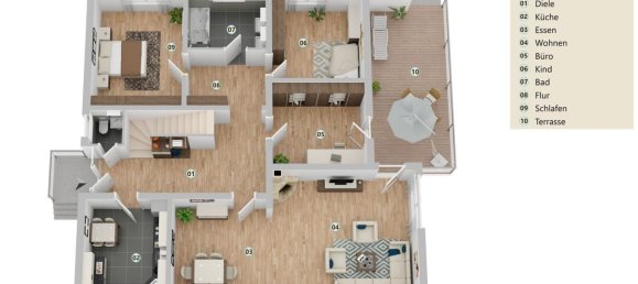 Таунхаус с 9 комнатами в Hildesheim, Германия № 364420 22