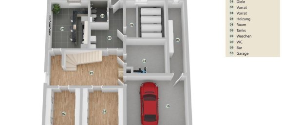 Таунхаус с 9 комнатами в Hildesheim, Германия № 364420 24