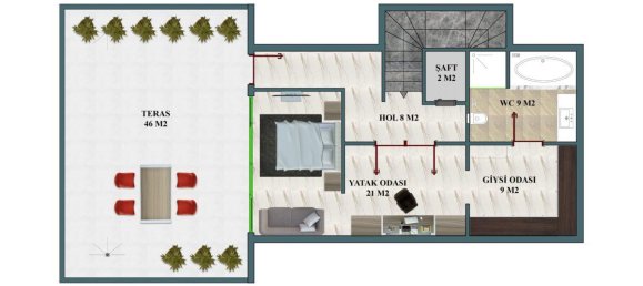 6 rooms Villa in Kargicak, Turkey No. 10202 14