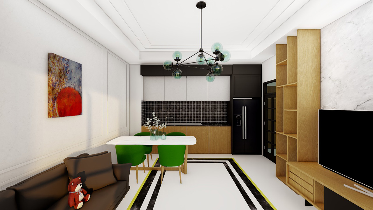 Appartement 2+1 à White Life - III, Alanya, Turkey No. 34600