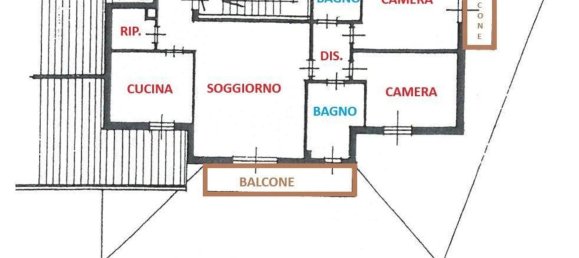 3 rooms Apartment in Biassono, Italy No. 260014 38