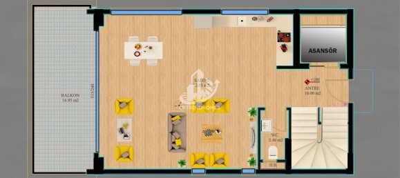 فيلا 4+1 في Kargicak, Turkey رقم 10810 4