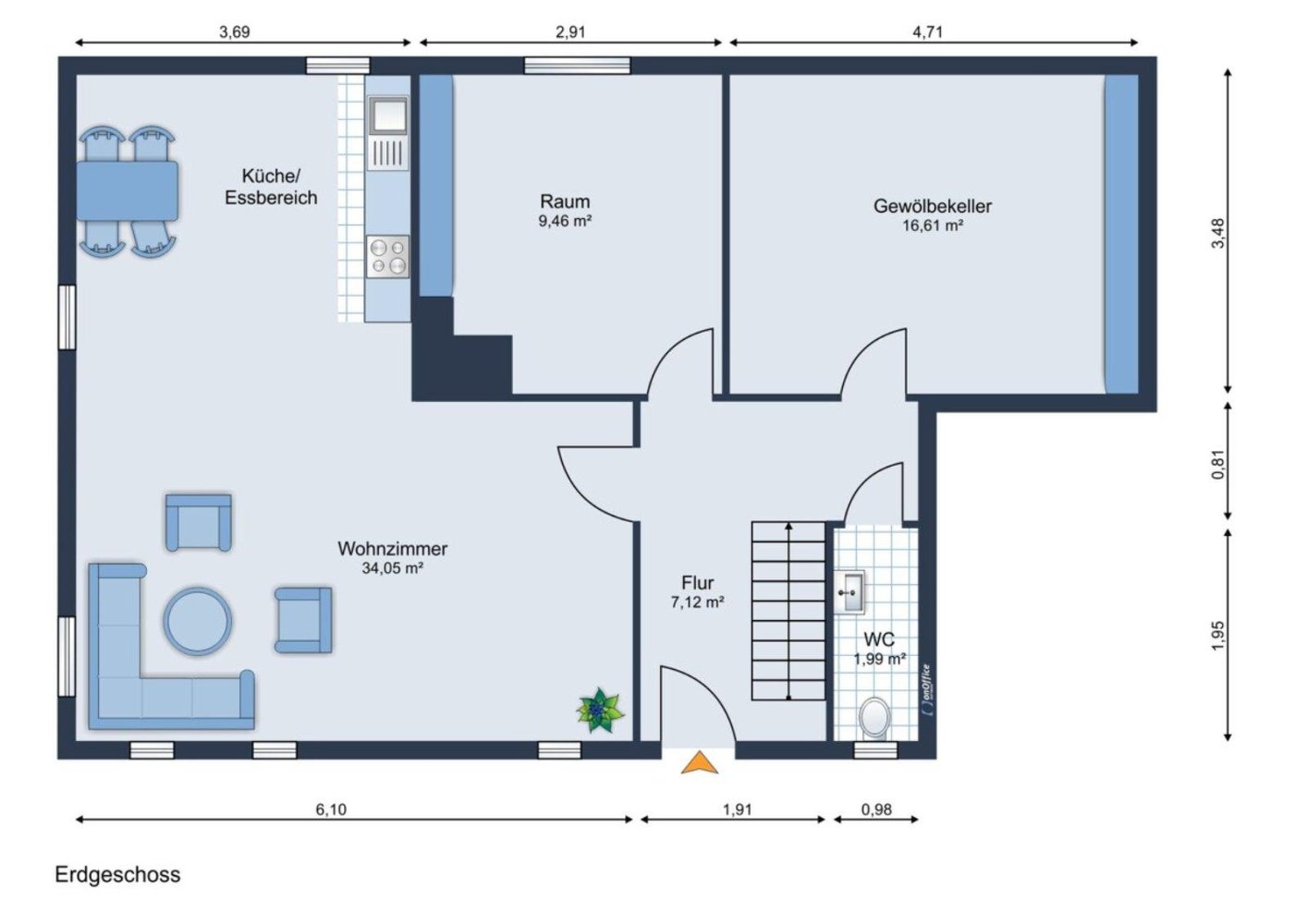 2 Schlafzimmer Haus in Enzkreis, Germany, Nr. 295434