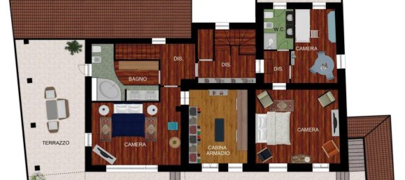 9غرفة فيلا في Pinerolo, Italy رقم 190436 46