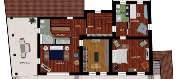 9غرفة فيلا في Pinerolo, Italy رقم 190436 49