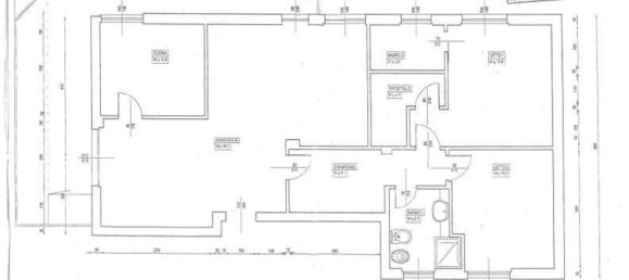 3 rooms Apartment in Bergamo, Italy No. 6711 12