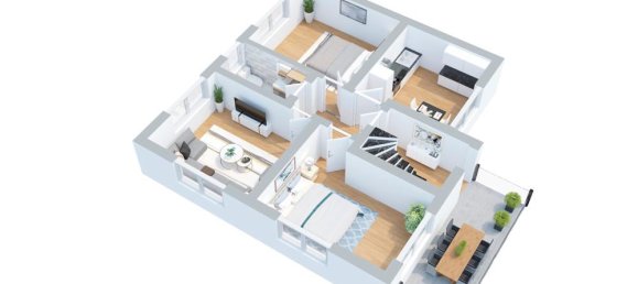 Apartamento de 2 dormitorios en Baden-Wurttemberg, Germany No. 59827 11