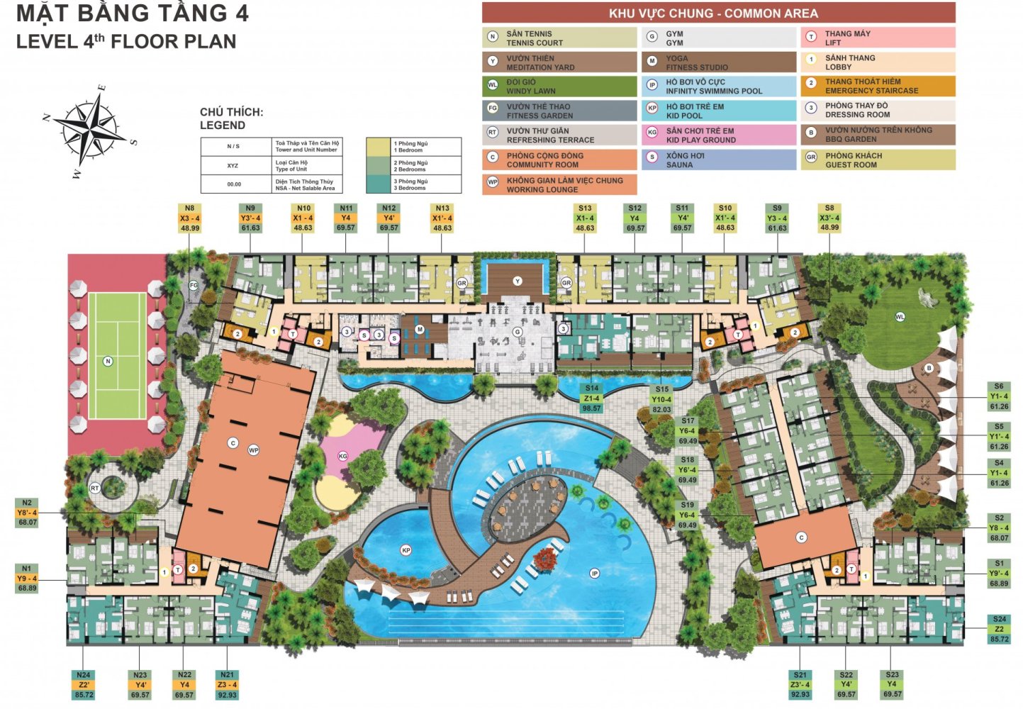 1 chambre Condo à Midori Park The Glory Thu Dau Mot, Vietnam No. 20171