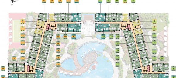 1 chambre Condo à Midori Park The Glory Thu Dau Mot, Vietnam No. 20171 2