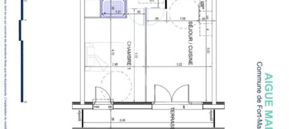 1 Schlafzimmer Wohnung in Fort-Mahon-Plage, France, Nr. 82482 2