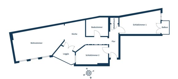 Квартира с 2 спальнями в Магдебург, Германия № 286089 15