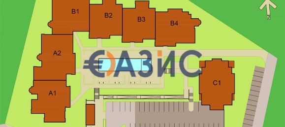 1 غرف نوم شقة في Sveti Vlas, Bulgaria رقم 396 7