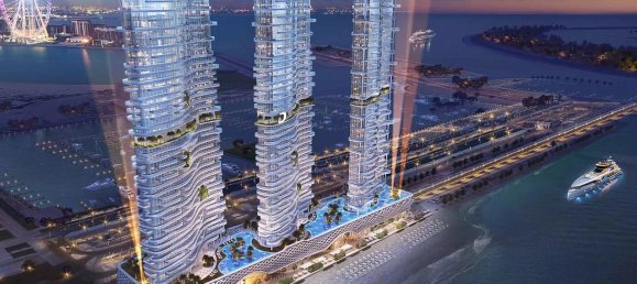 Квартира с 1 спальней в Dubai Harbour, ОАЭ № 97635 13