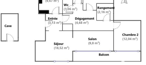 Apartamento T2 em Fleury-les-Aubrais, France N.º 159400 3