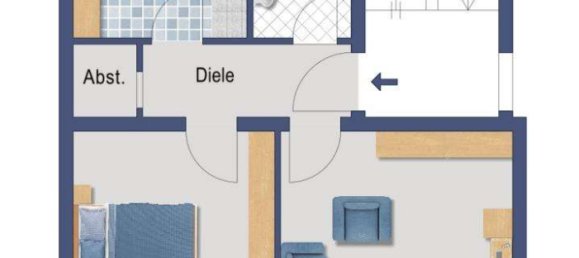 Apartamento de 2 habitaciónes en Dusseldorf, Germany No. 22267 5