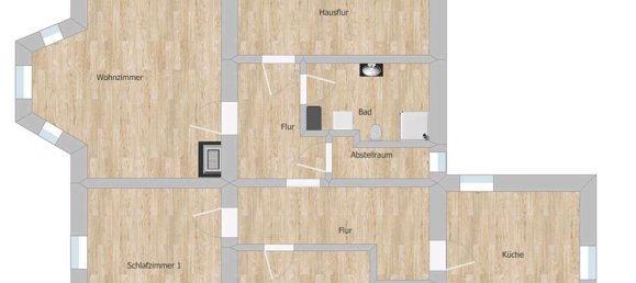 3-Zimmer Wohnung in Görlitz, Germany, Nr. 227585 8