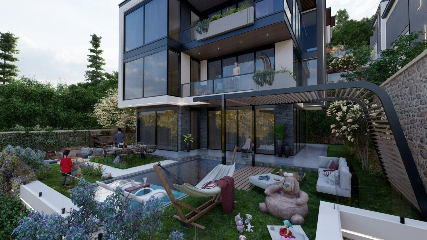 Villa 3+1 in Alanya, Turkey, Nr. 10985