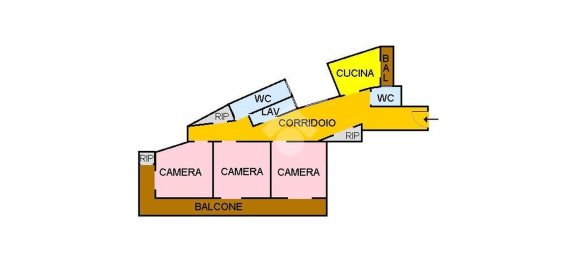 3غرفة شقة في Catania, Italy رقم 49514 18