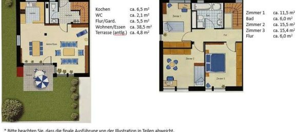 Dúplex de 3 dormitorios en Rems-Murr-Kreis, Germany No. 346114 20
