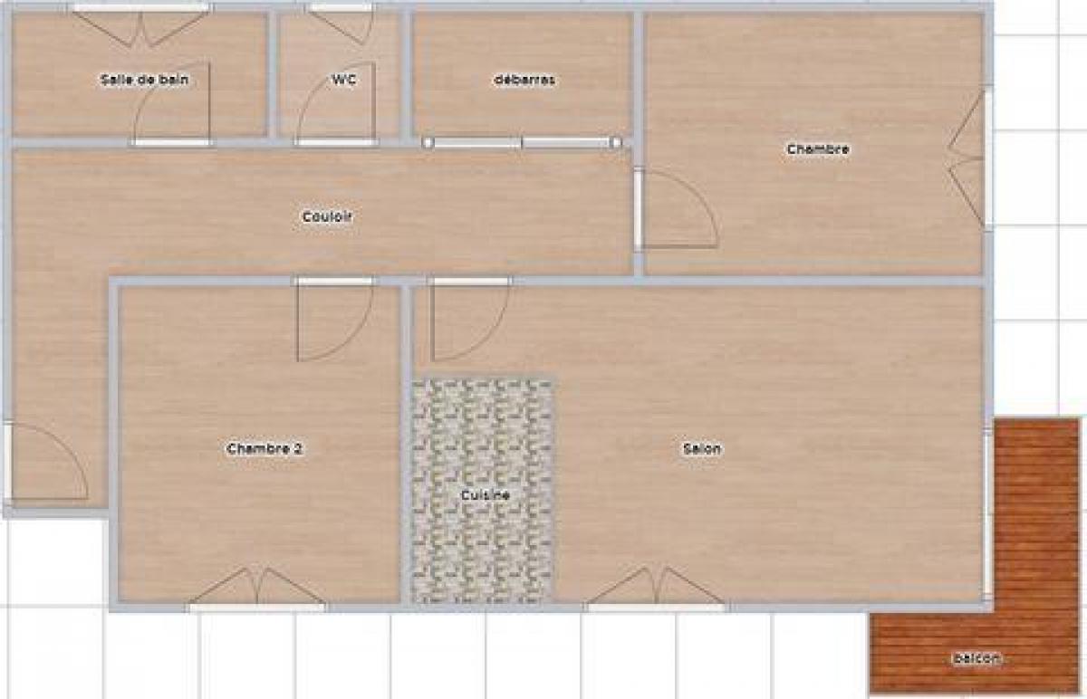 2 Schlafzimmer Eigentumswohnung in La Courneuve, France, Nr. 37488