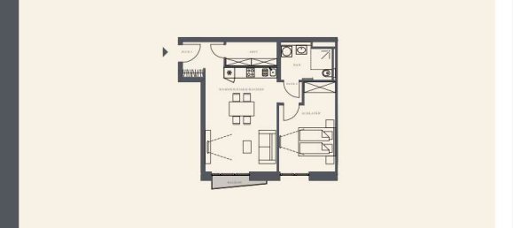 1 Schlafzimmer Wohnung in Mitte, Germany, Nr. 109750 6