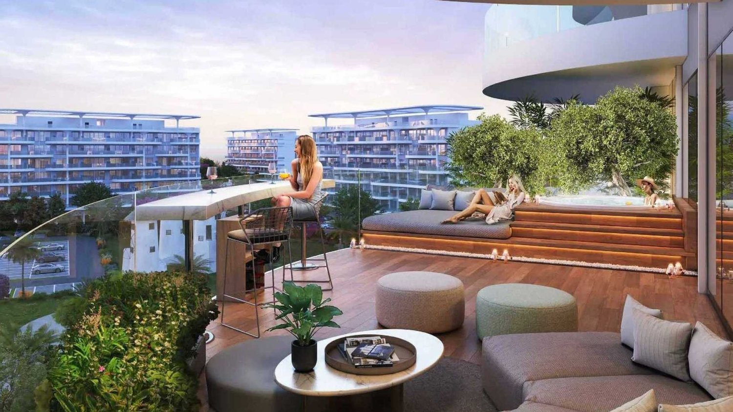 Apartamento T1 em DAMAC LAGOON VIEWS, Golf City, UAE N.º 62638