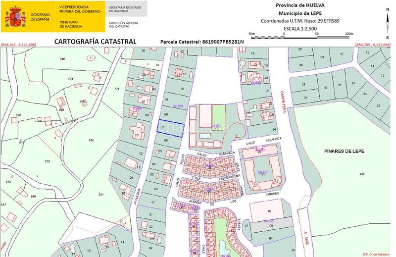 800m² Land in Huelva, Spain No. 215053